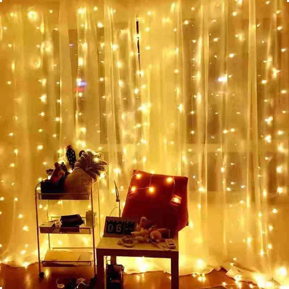 Christmas Curtain Fairy Lights – 2025 Home Décor