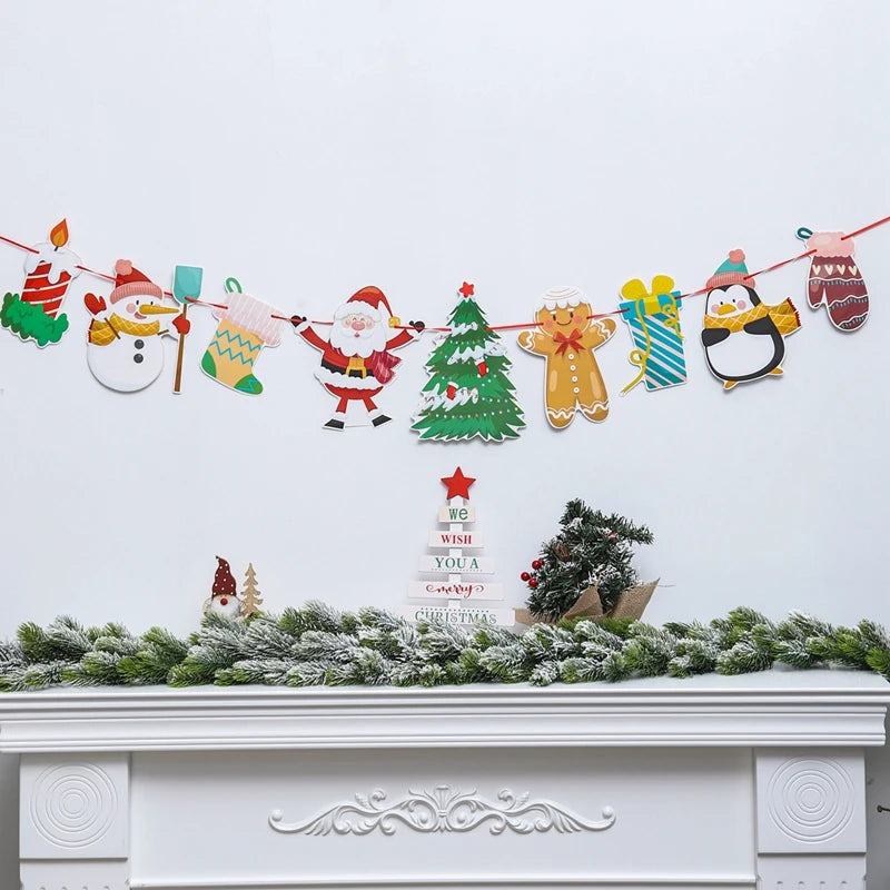 Christmas Banner Garland – Merry Christmas Decoration for Home, Navidad & Noel Décor 2025/2026