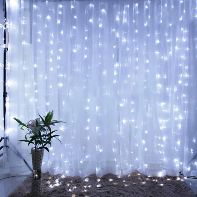 Christmas Curtain Fairy Lights – 2025 Home Décor