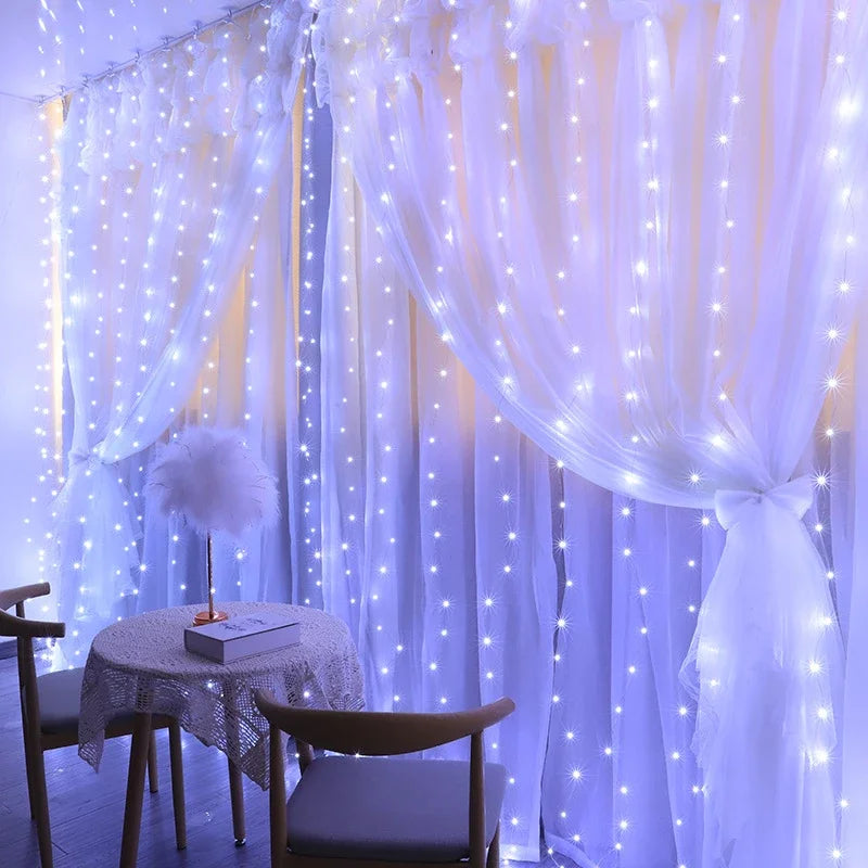 Christmas Curtain Fairy Lights – 2025 Home Décor