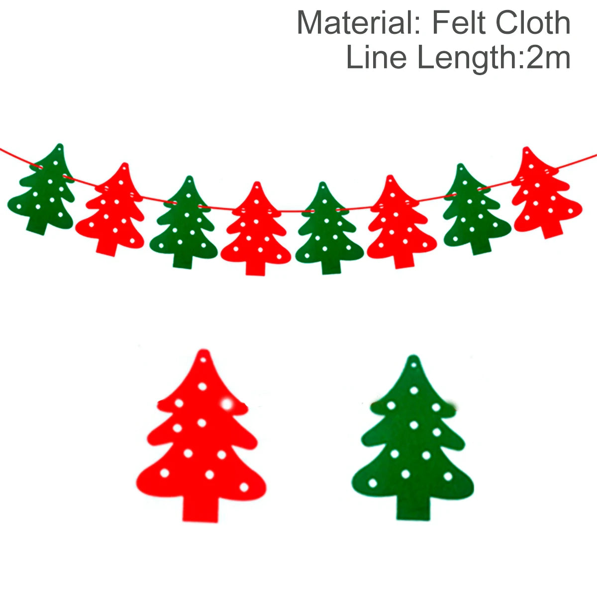 Christmas Banner Garland – Merry Christmas Decoration for Home, Navidad & Noel Décor 2025/2026