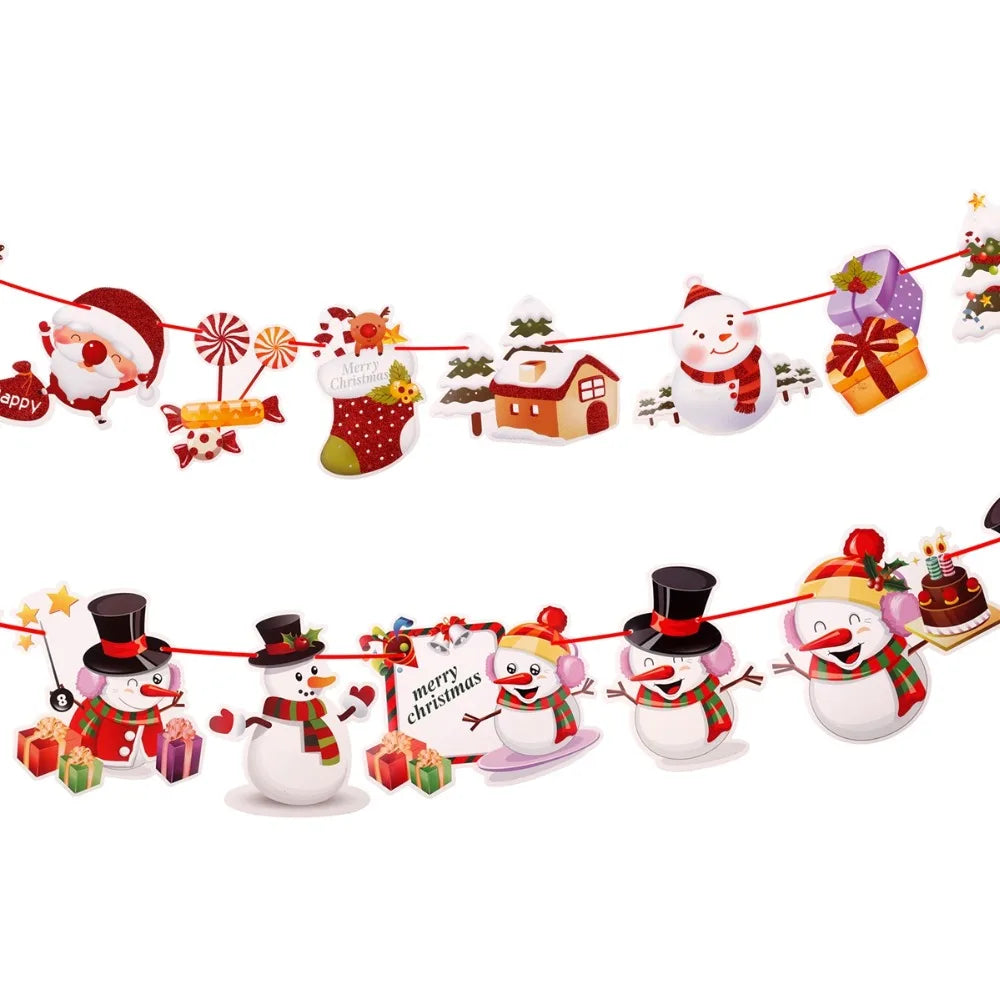 Christmas Banner Garland – Merry Christmas Decoration for Home, Navidad & Noel Décor 2025/2026