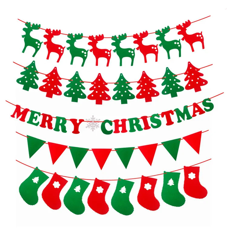 Christmas Banner Garland – Merry Christmas Decoration for Home, Navidad & Noel Décor 2025/2026