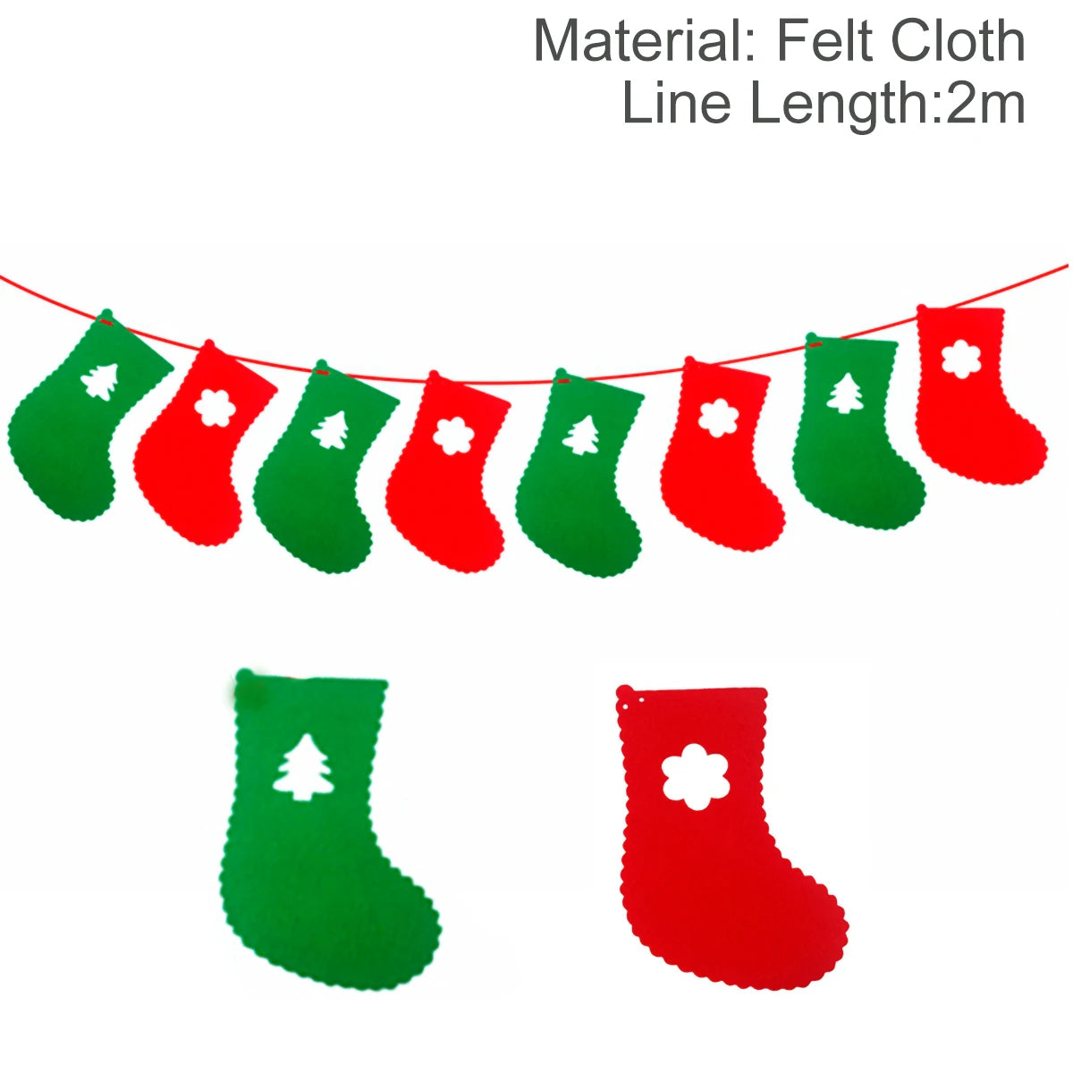 Christmas Banner Garland – Merry Christmas Decoration for Home, Navidad & Noel Décor 2025/2026