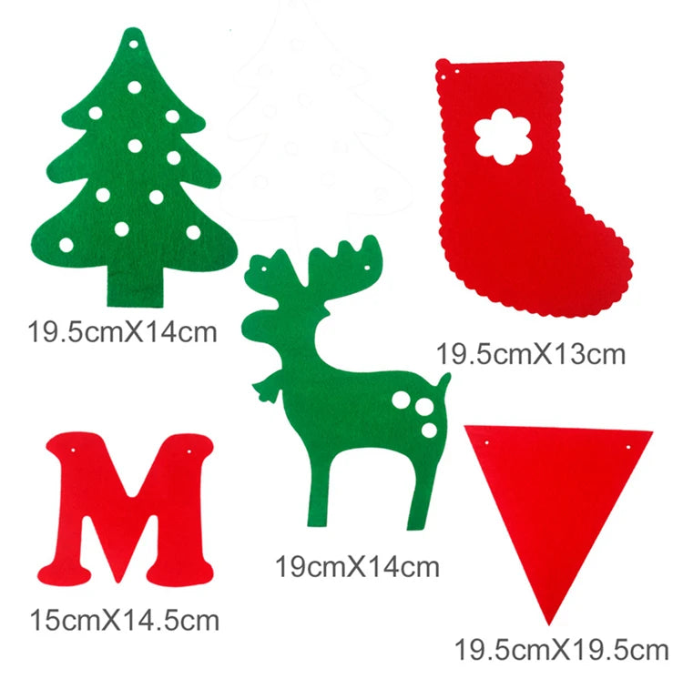 Christmas Banner Garland – Merry Christmas Decoration for Home, Navidad & Noel Décor 2025/2026