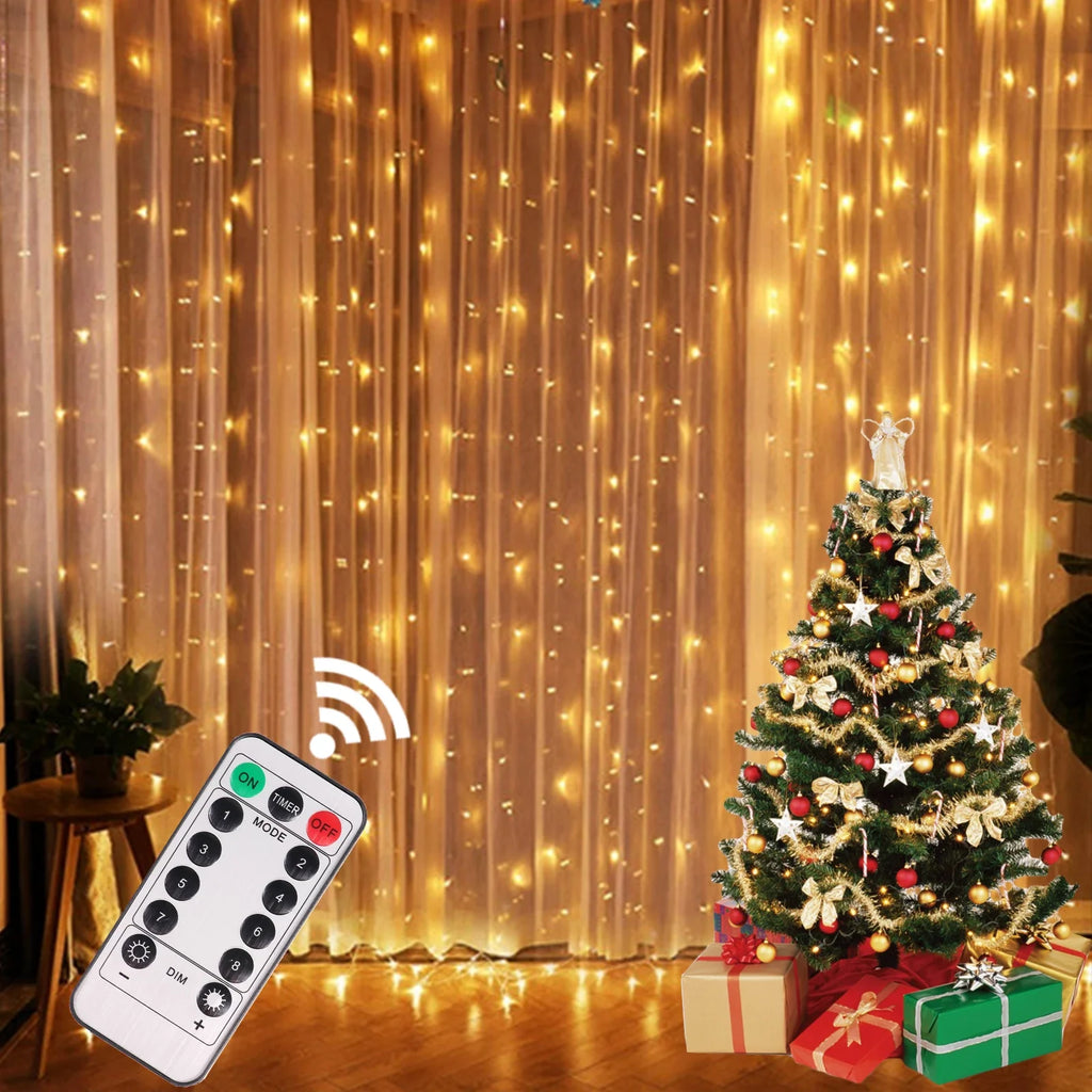 Christmas Curtain Fairy Lights – 2025 Home Décor