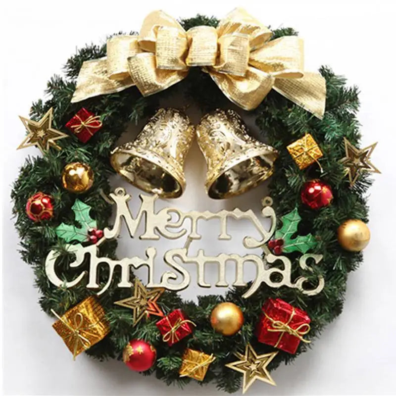 Handmade Simulation Christmas Wreath – Exquisite High-Quality Door & Window Holiday Décor