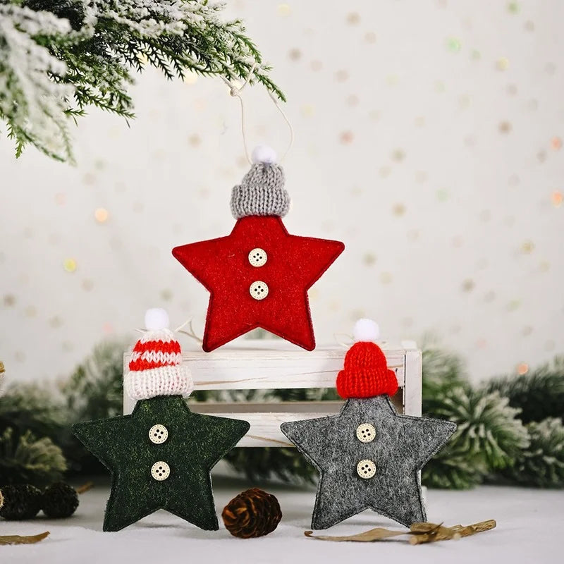 Shimmering Red Star Christmas Ornaments – DIY Tree Decorations & Holiday Home Accents