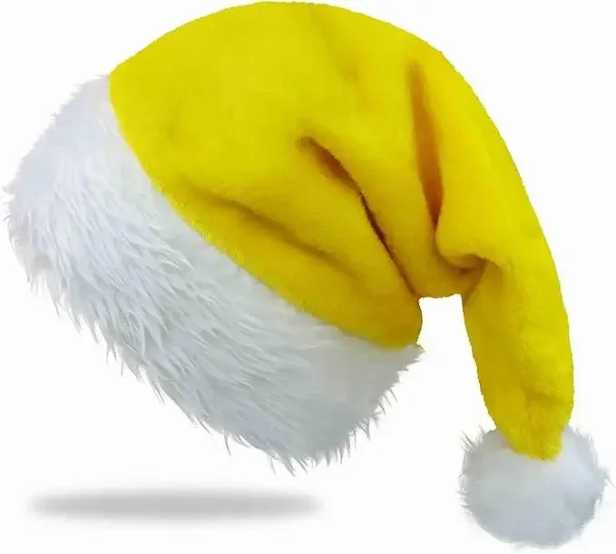 Christmas Santa Hats for Adults – Men & Women Holiday Hats in Red, Green, Blue, Pink, Purple, Black & White