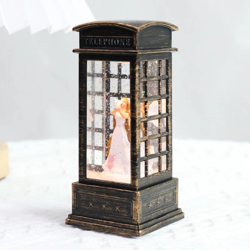 Santa Claus Crystal Wind Lights – Christmas Party Décor