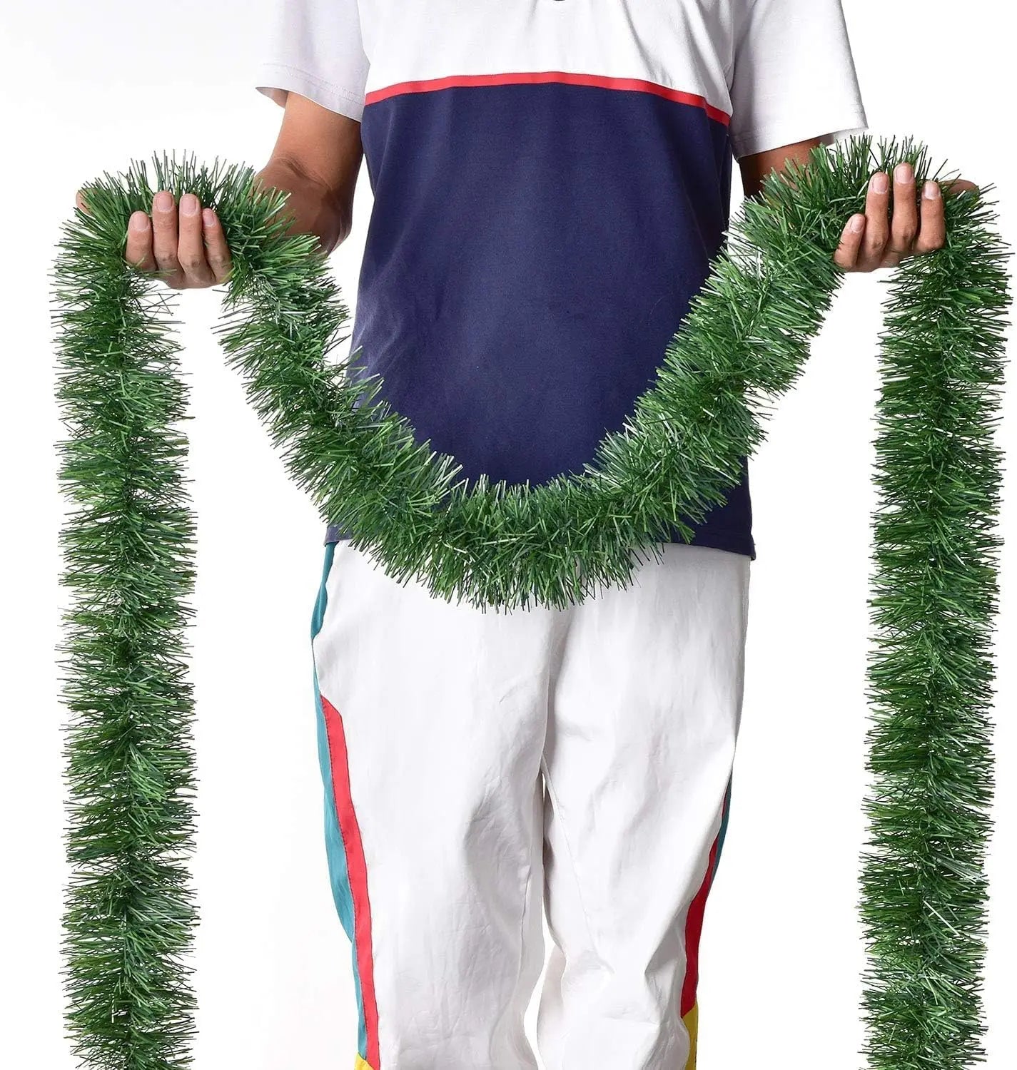 Artificial Pine Christmas Garland – Greenery Holiday Decoration for Indoor & Outdoor, Fireplaces & Parties