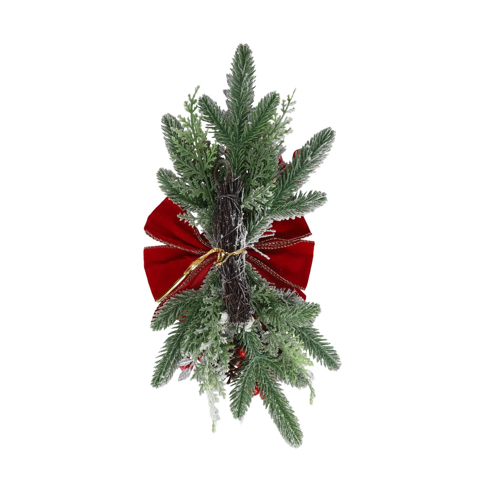 Christmas Staircase Decoration Wreath – DIY Indoor/Outdoor Garland with LED Lights for Holiday Parties