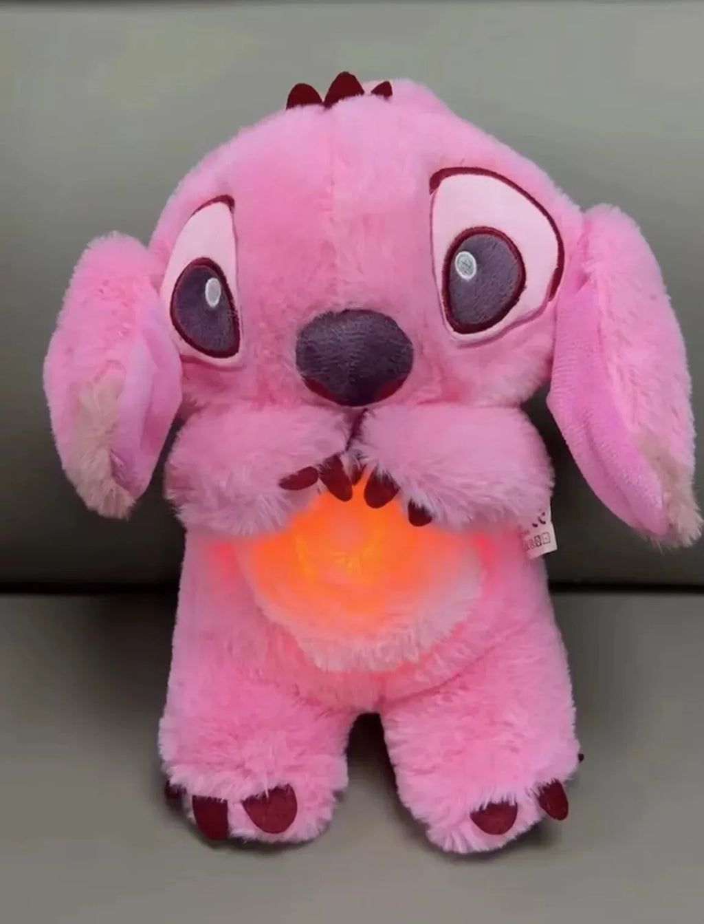 New Stitch Plush Doll – Lilo & Stitch Kawaii Soft Peluche Toy with Music & Light, Baby Sleep Soother, Anime Gift for Kids