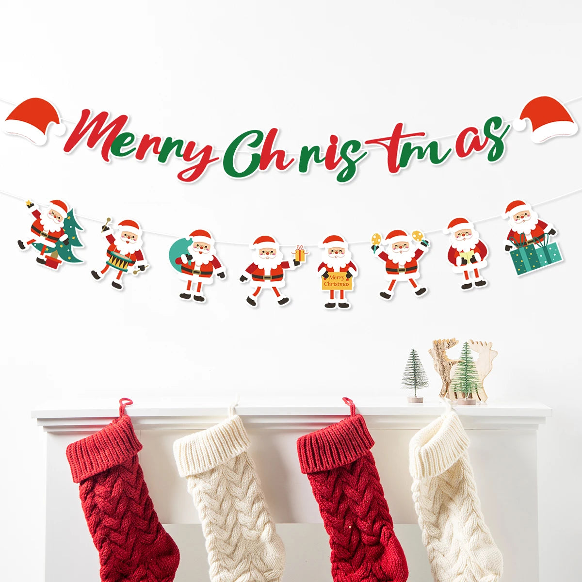 Christmas Banner Garland – Merry Christmas Decoration for Home, Navidad & Noel Décor 2025/2026