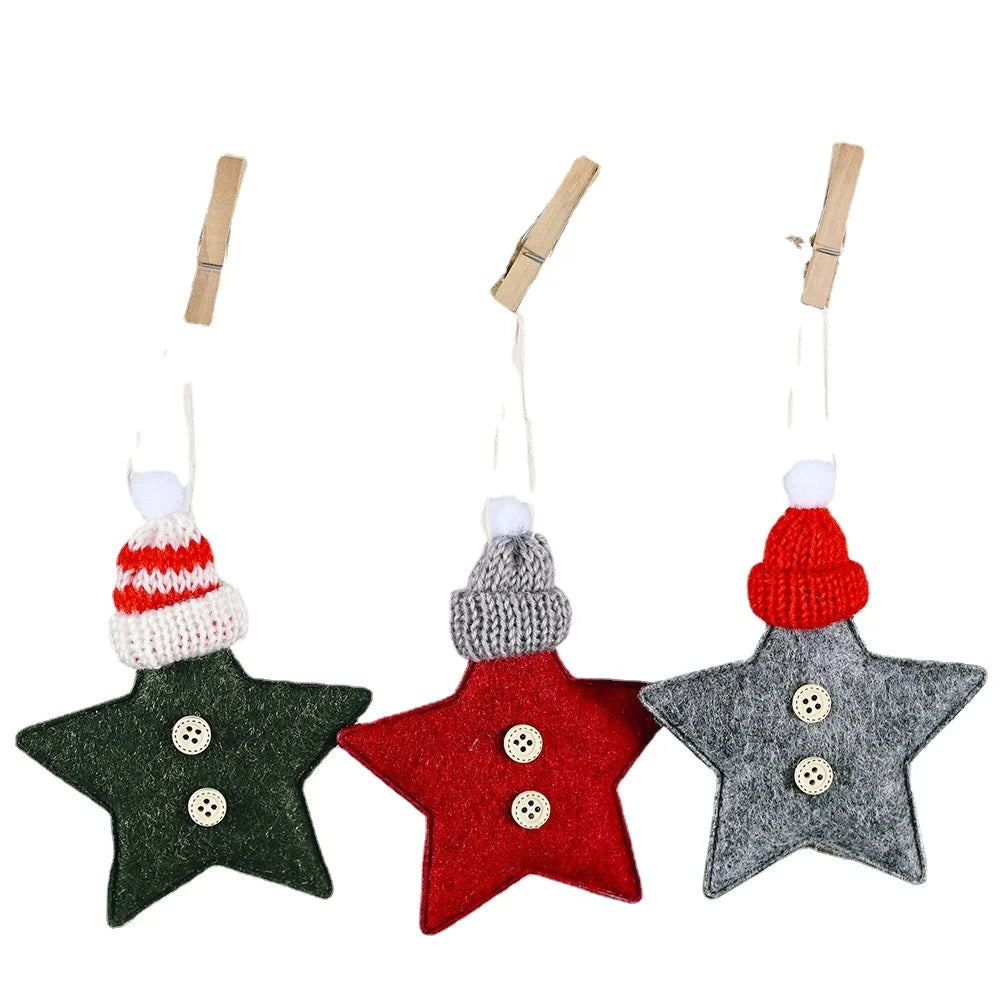 Shimmering Red Star Christmas Ornaments – DIY Tree Decorations & Holiday Home Accents