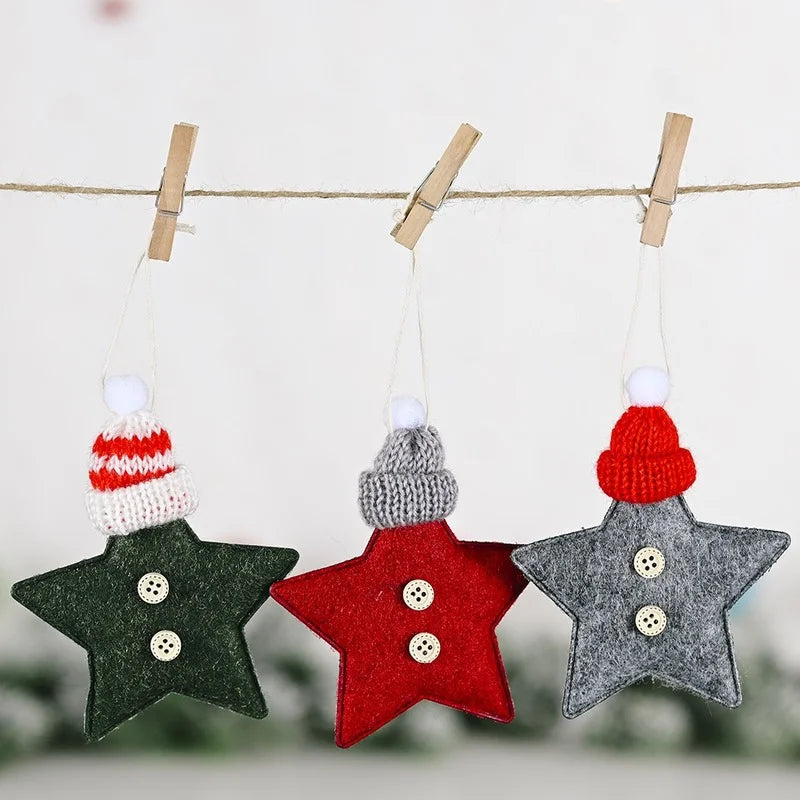 Shimmering Red Star Christmas Ornaments – DIY Tree Decorations & Holiday Home Accents