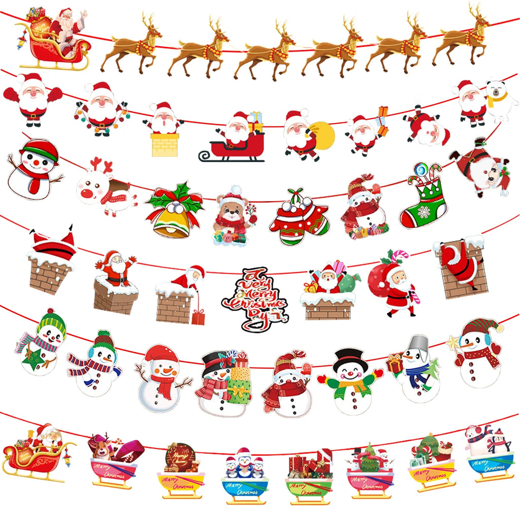 Christmas Banner Garland – Merry Christmas Decoration for Home, Navidad & Noel Décor 2025/2026
