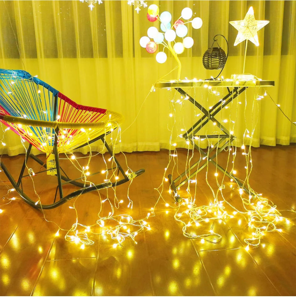 Christmas LED Fairy String Lights for Home & Garden