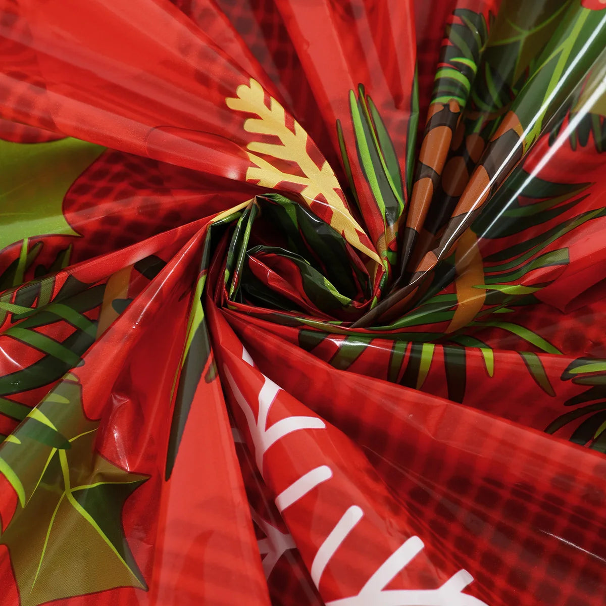 Christmas Snowflake Plastic Tablecloth – Merry Christmas 2025, Navidad & Natal Holiday Table Décor for Xmas & New Year 2026