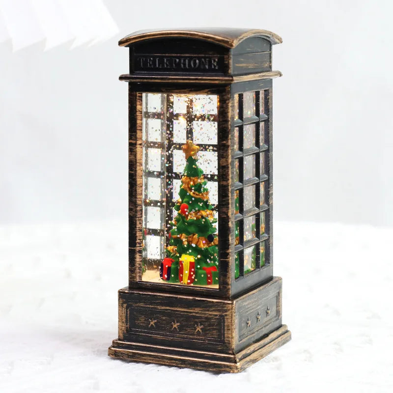 Santa Claus Crystal Wind Lights – Christmas Party Décor