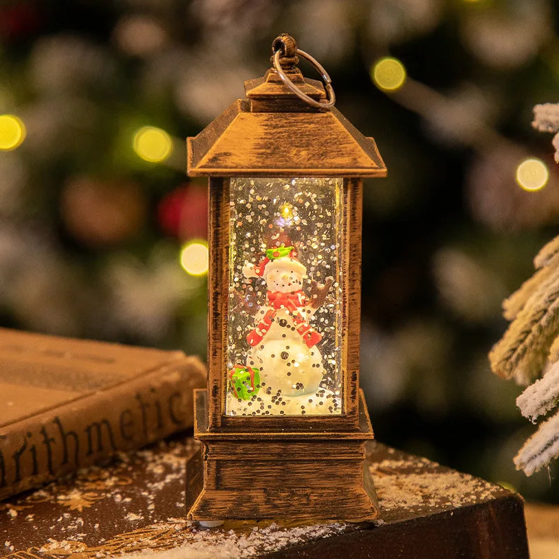 Santa Claus Crystal Wind Lights – Christmas Party Décor