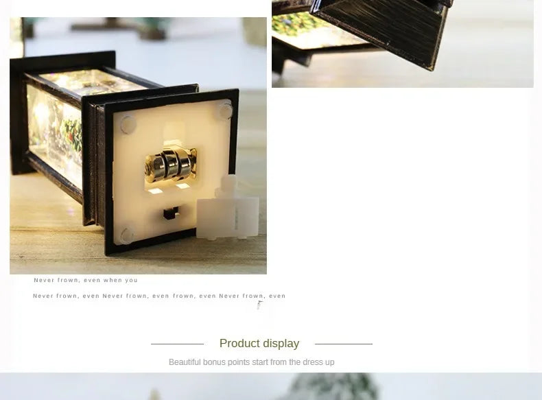 Santa Claus Crystal Wind Lights – Christmas Party Décor