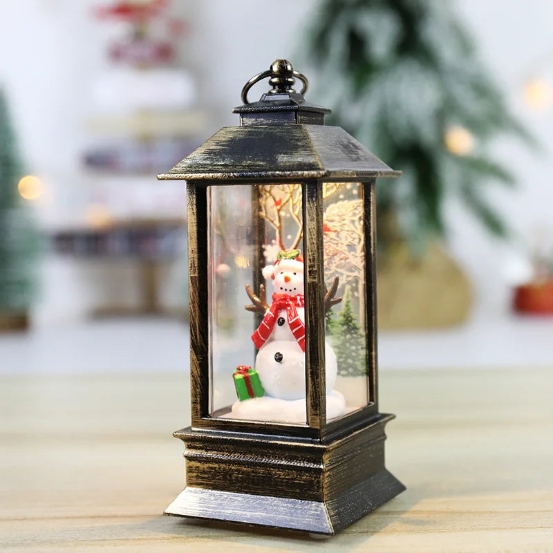 Santa Claus Crystal Wind Lights – Christmas Party Décor