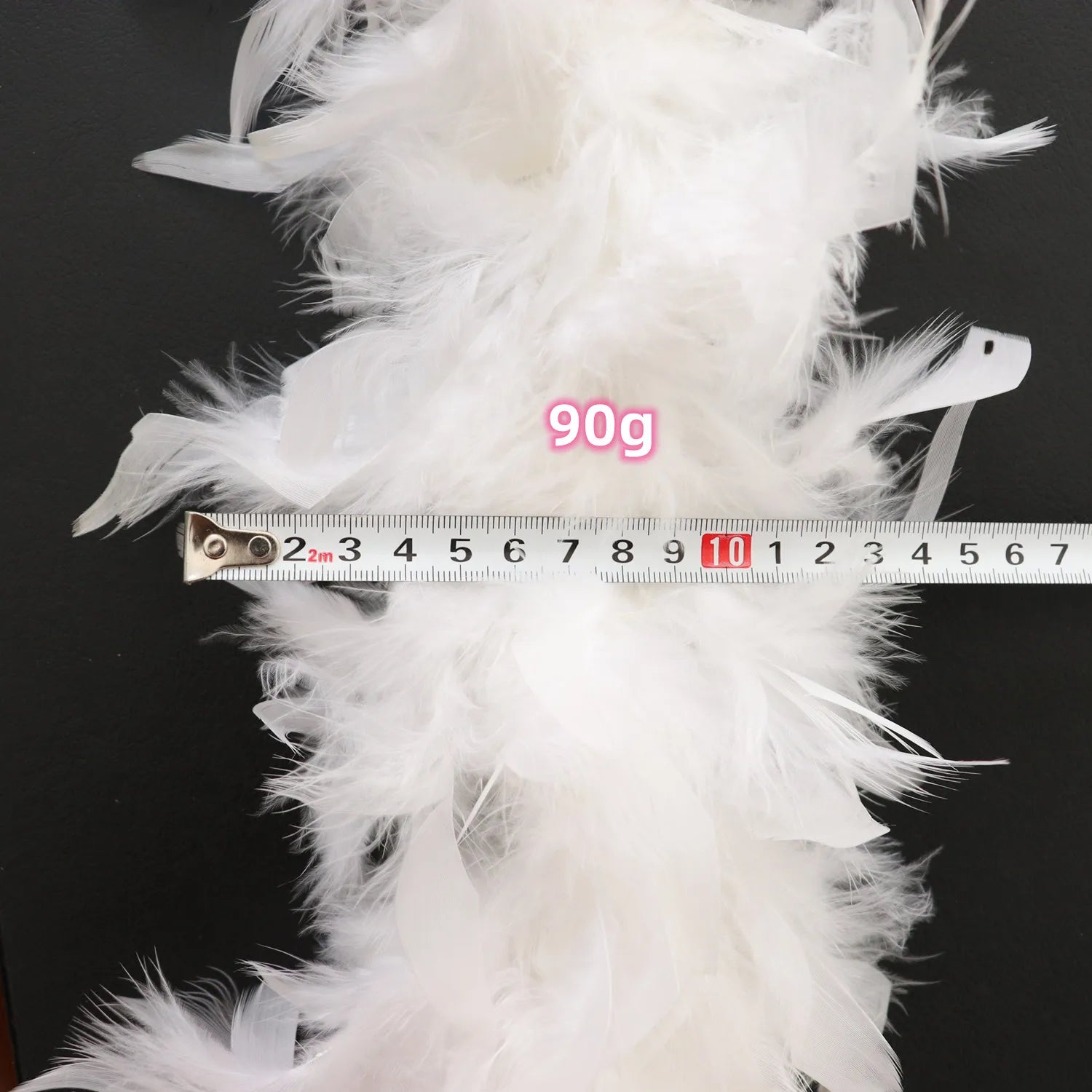 Luxury White Marabou Feather Boa – 2 Yards Soft Turkey Plumes for Crafts, Costumes & Décor