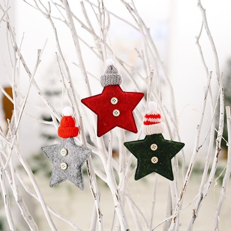 Shimmering Red Star Christmas Ornaments – DIY Tree Decorations & Holiday Home Accents