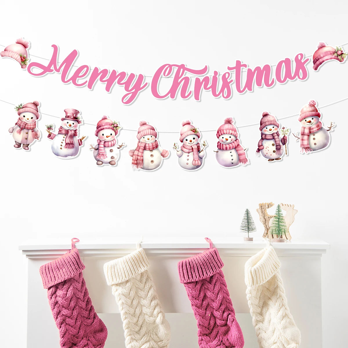 Christmas Banner Garland – Merry Christmas Decoration for Home, Navidad & Noel Décor 2025/2026