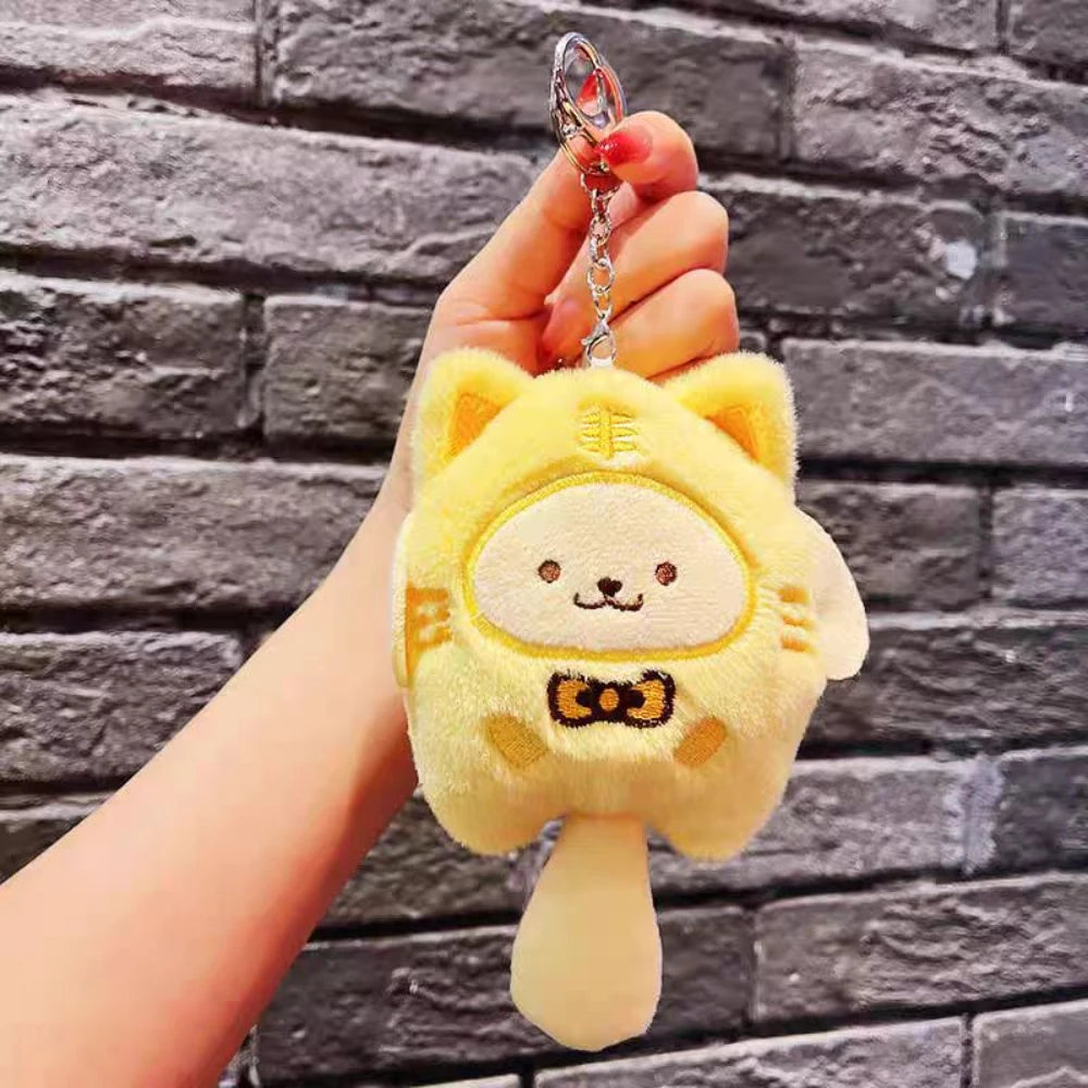 Hello Kitty Kuromi PomPomPurin Doll Backpack Charm – Anime Kawaii Keychain for Girls, Cinnamoroll & Melody Cute Gift