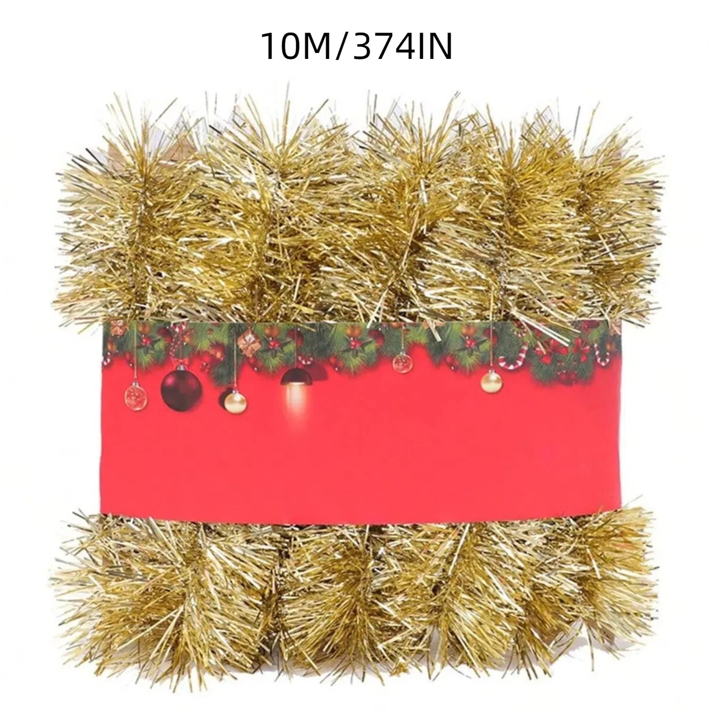 Artificial Pine Christmas Garland – Greenery Holiday Decoration for Indoor & Outdoor, Fireplaces & Parties