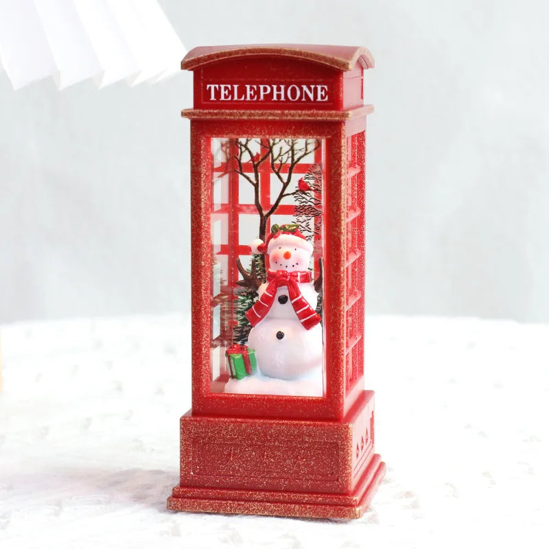 Santa Claus Crystal Wind Lights – Christmas Party Décor