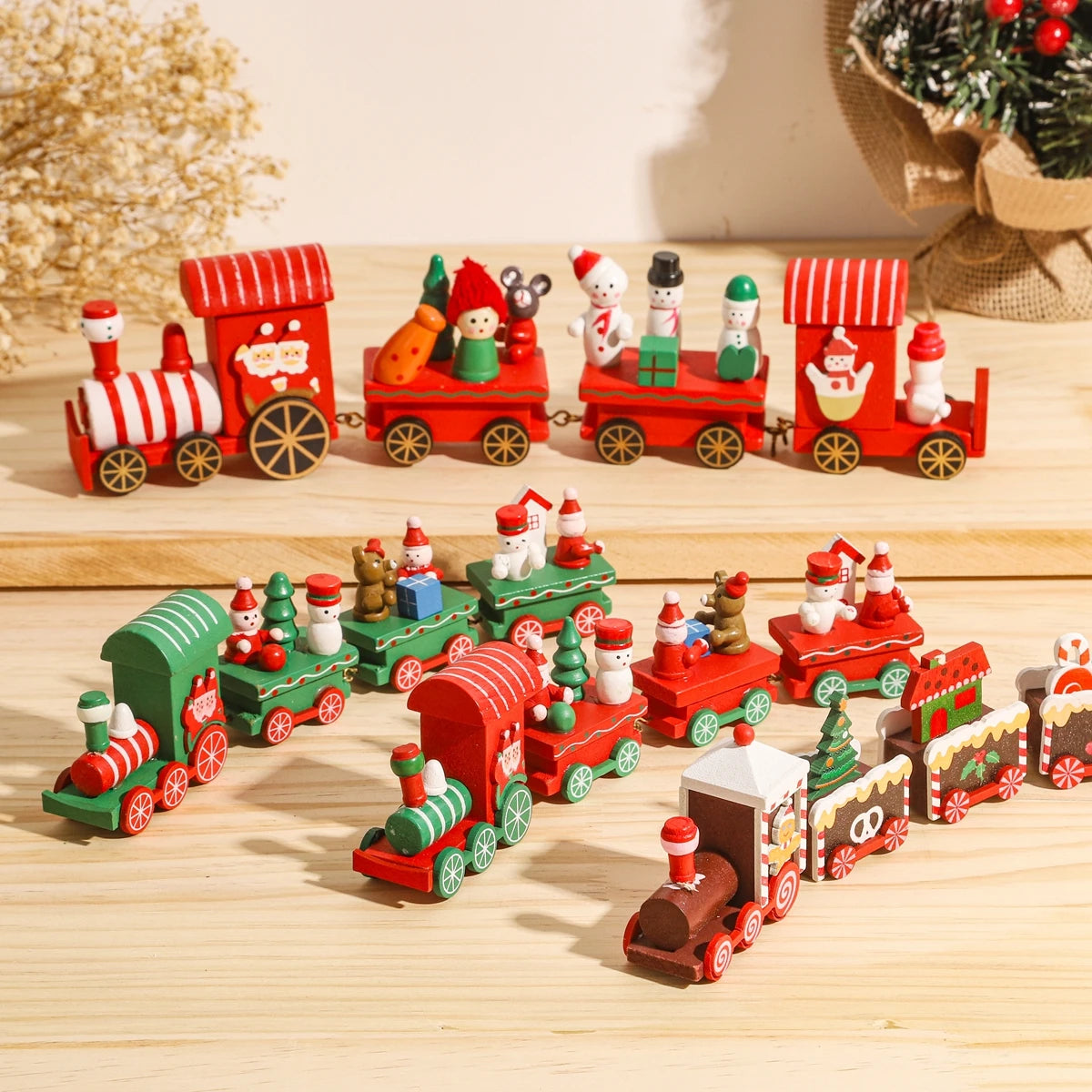 Christmas Train Ornament – 2025 Xmas & New Year Décor