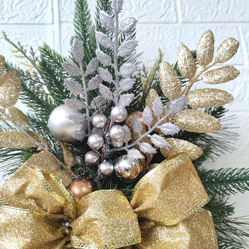 Christmas Staircase Decoration Wreath – DIY Indoor/Outdoor Garland with LED Lights for Holiday Parties