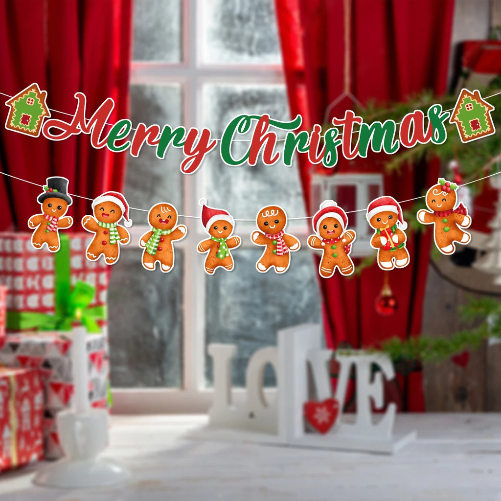 Christmas Banner Garland – Merry Christmas Decoration for Home, Navidad & Noel Décor 2025/2026