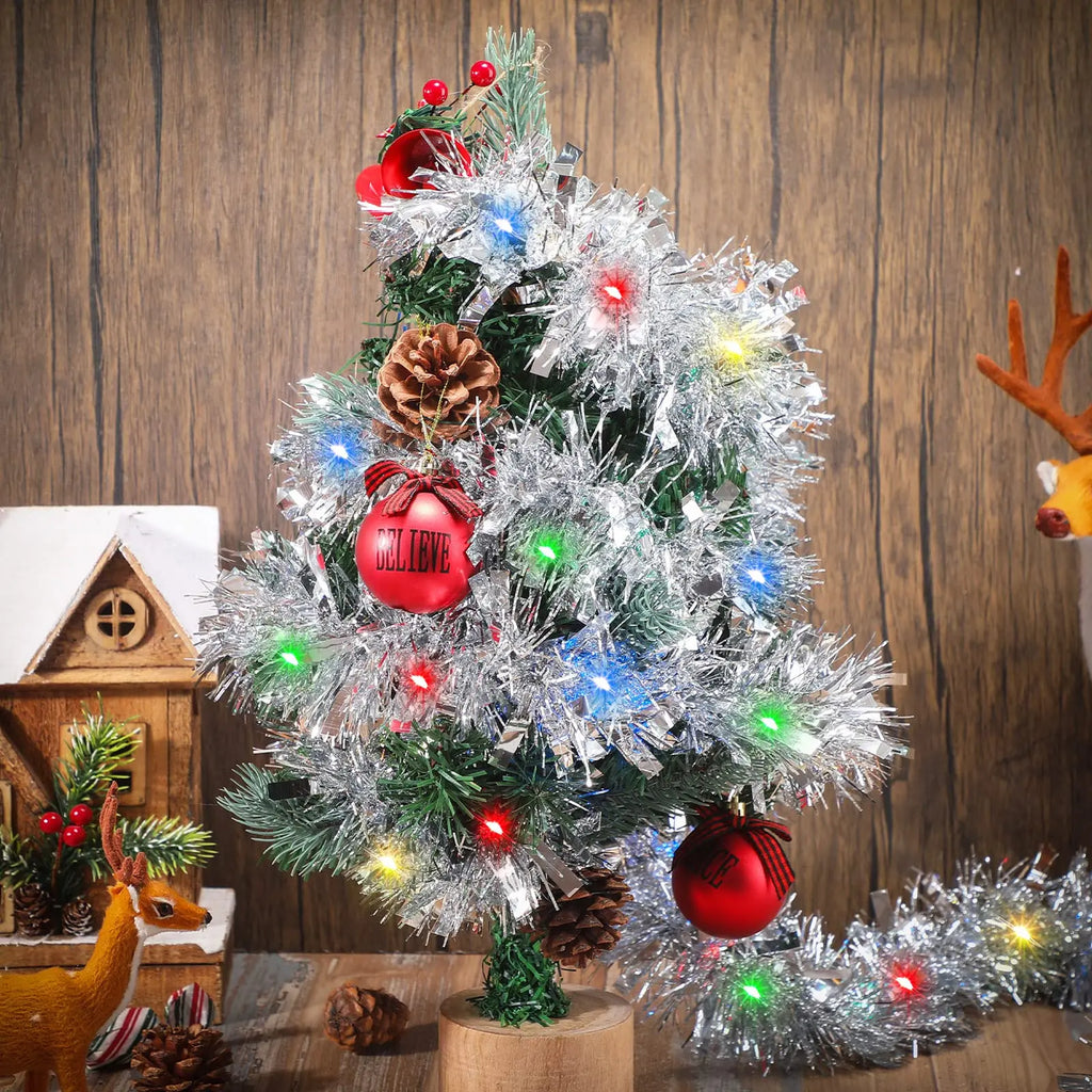 Christmas Tinsel Garland – 5M Indoor & Outdoor Décor